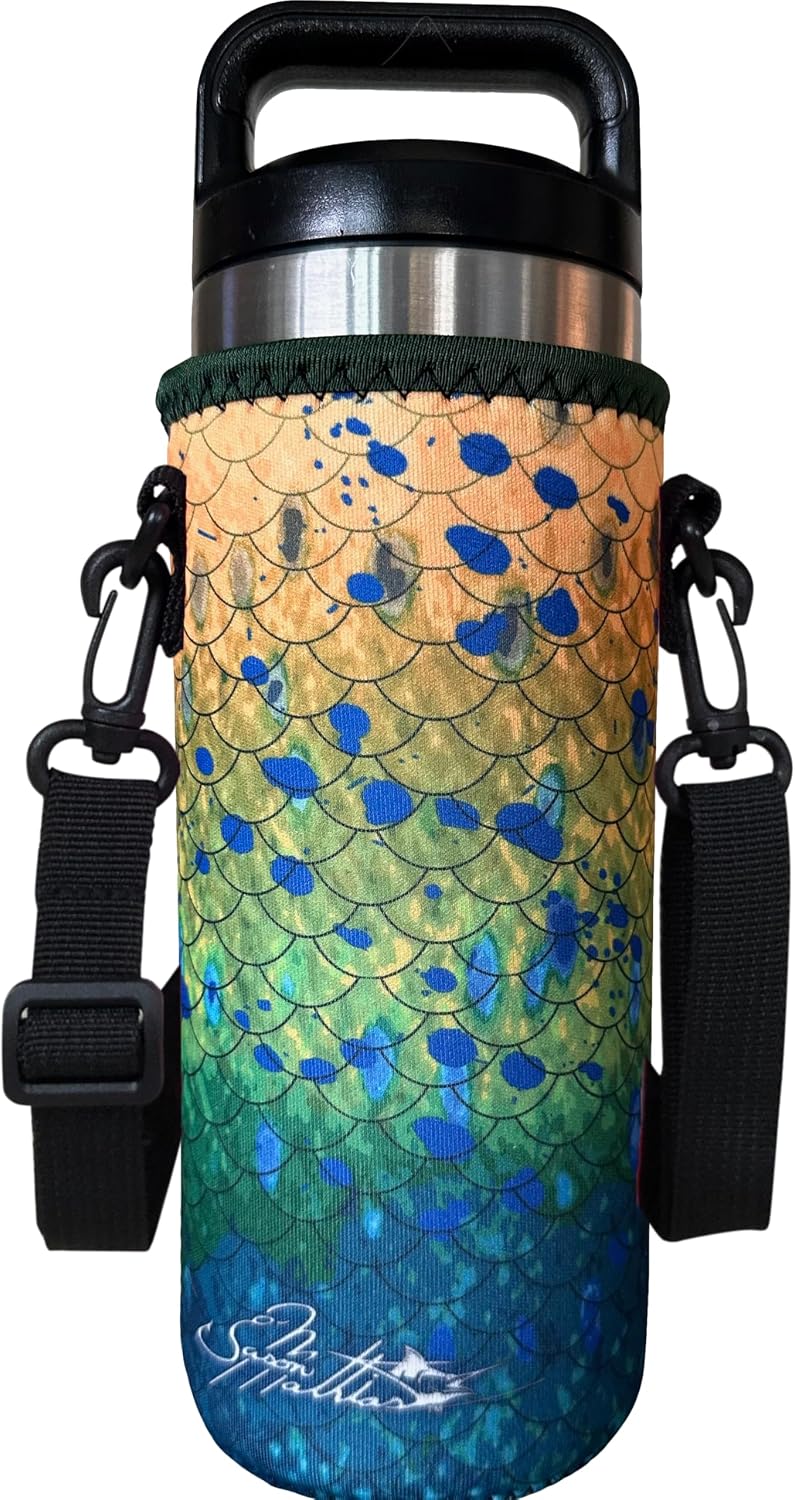 24-30oz 750ml Water Bottle Carrier with Shoulder Strap, Water Bottle Insulator - Midnight Mums