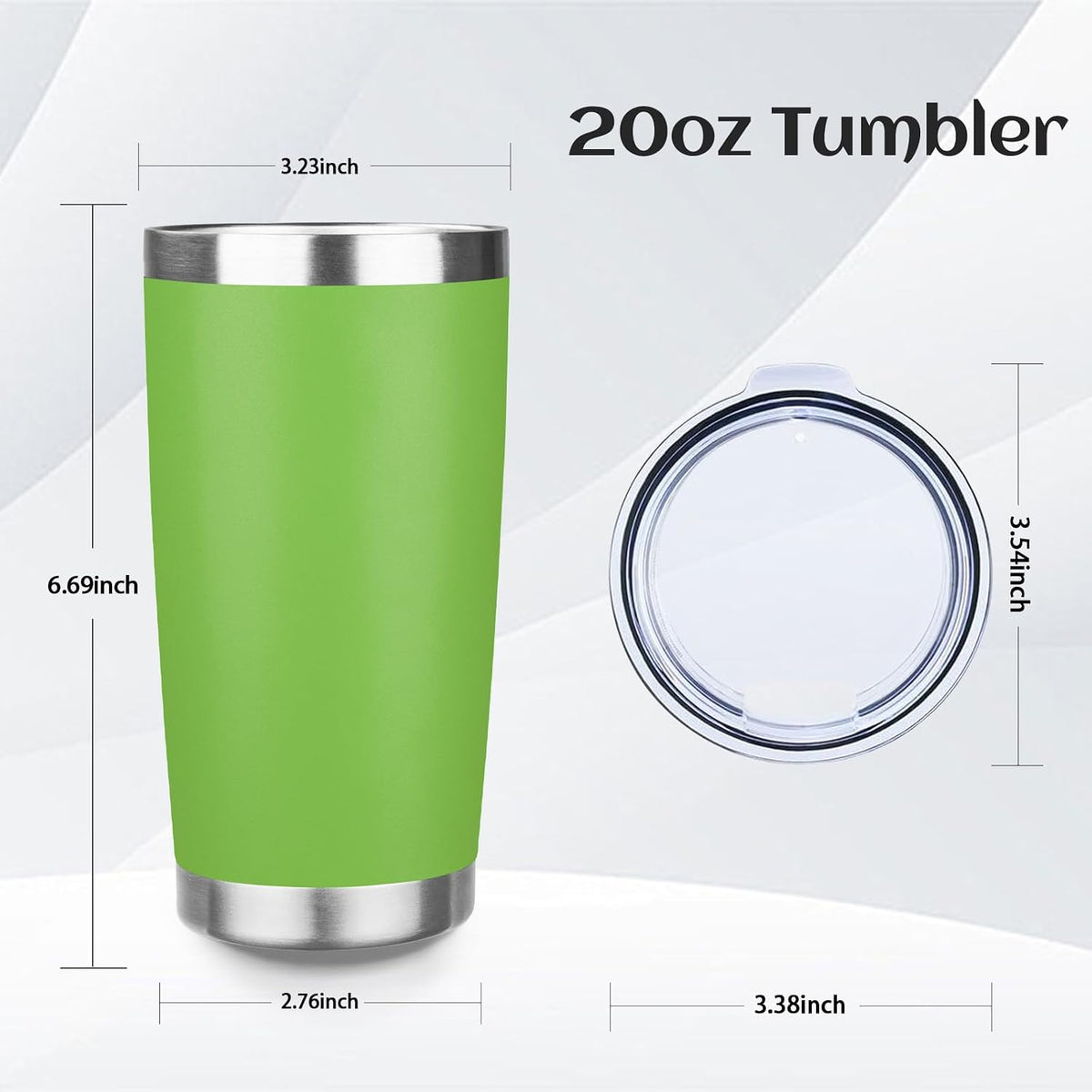 20oz Stainless Steel Travel Coffee Tumbler,Light Pink | Travel Coffee Mug,Spill-proof Lid,Double Wall,BPA-free Travel Cups,Insulated Cup Fits Car Cupholders