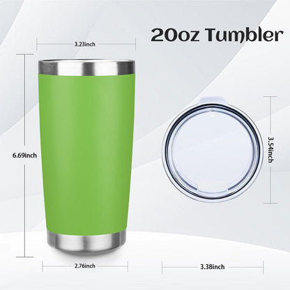 20oz Stainless Steel Travel Coffee Tumbler,Light Pink | Travel Coffee Mug,Spill-proof Lid,Double Wall,BPA-free Travel Cups,Insulated Cup Fits Car Cupholders
