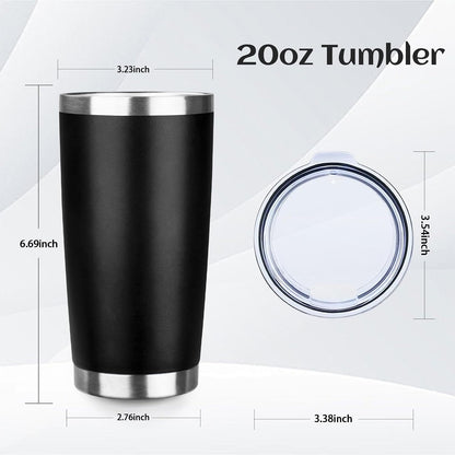 20oz Stainless Steel Travel Coffee Tumbler,Light Pink | Travel Coffee Mug,Spill-proof Lid,Double Wall,BPA-free Travel Cups,Insulated Cup Fits Car Cupholders
