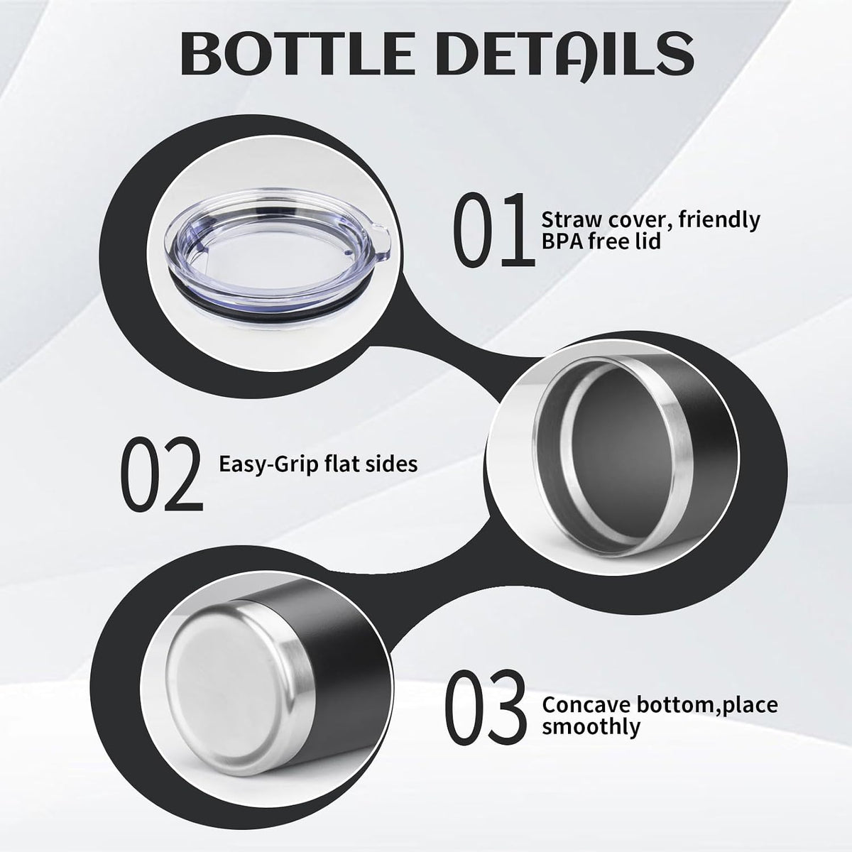 20oz Stainless Steel Travel Coffee Tumbler,Light Pink | Travel Coffee Mug,Spill-proof Lid,Double Wall,BPA-free Travel Cups,Insulated Cup Fits Car Cupholders