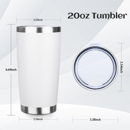 20oz Stainless Steel Travel Coffee Tumbler,Light Pink | Travel Coffee Mug,Spill-proof Lid,Double Wall,BPA-free Travel Cups,Insulated Cup Fits Car Cupholders