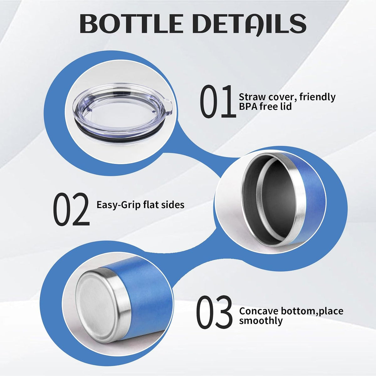 20oz Stainless Steel Travel Coffee Tumbler,Light Pink | Travel Coffee Mug,Spill-proof Lid,Double Wall,BPA-free Travel Cups,Insulated Cup Fits Car Cupholders