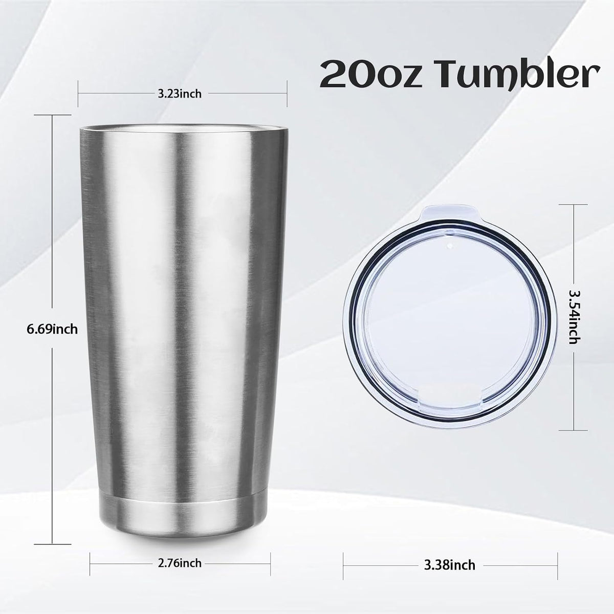 20oz Stainless Steel Travel Coffee Tumbler,Light Pink | Travel Coffee Mug,Spill-proof Lid,Double Wall,BPA-free Travel Cups,Insulated Cup Fits Car Cupholders