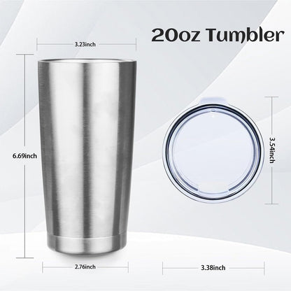 20oz Stainless Steel Travel Coffee Tumbler,Light Pink | Travel Coffee Mug,Spill-proof Lid,Double Wall,BPA-free Travel Cups,Insulated Cup Fits Car Cupholders