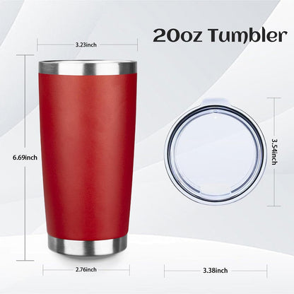 20oz Stainless Steel Travel Coffee Tumbler,Light Pink | Travel Coffee Mug,Spill-proof Lid,Double Wall,BPA-free Travel Cups,Insulated Cup Fits Car Cupholders