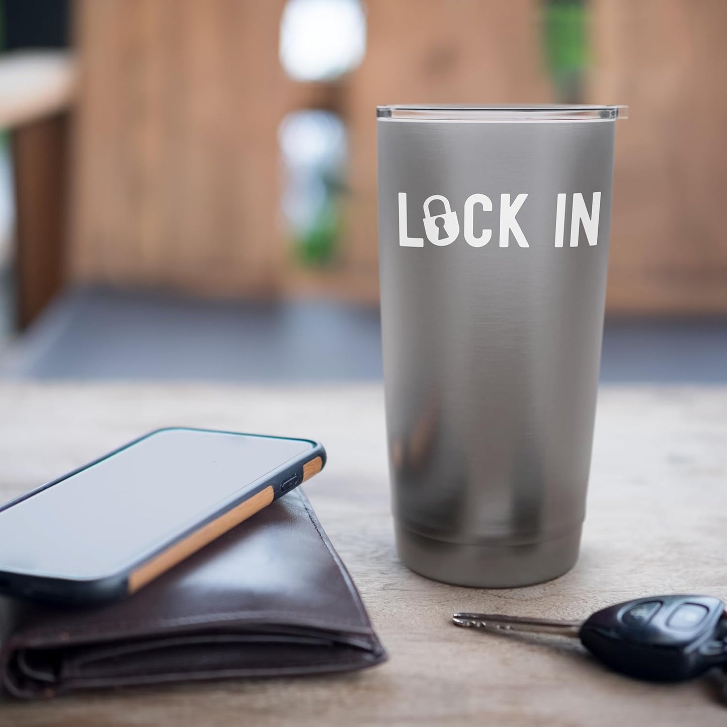 Lock In Stainless Steel Insulated Tumbler
