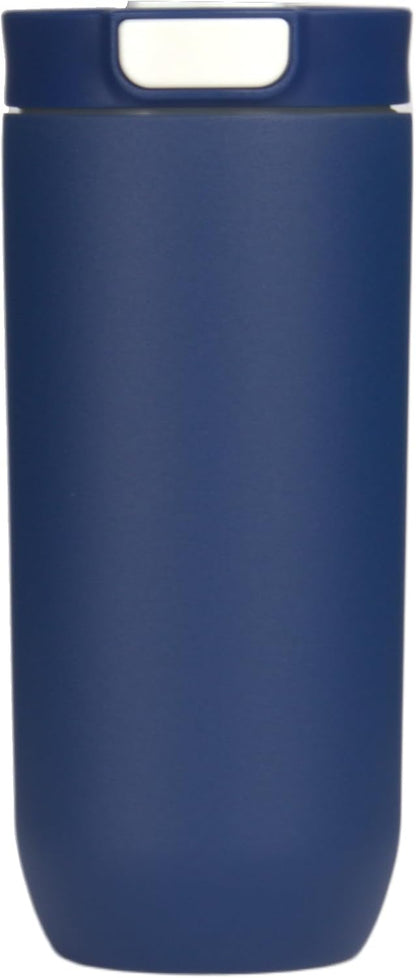 Insulated Stainless Steel Coffee Tumbler, 16.9 oz, Double-wall Insulated, Leakproof, BPA Free (STEEL GREY)
