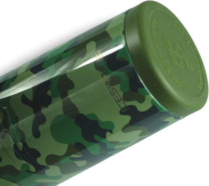 Insulated Stainless Steel Shaker Bottle | 26oz, Bomber | Cold for 30+ Hours | Insulated Cup with Twist-on Agitator | Odor-Free Bottle for Protein Shakes, Water, Smoothies, Cocktails