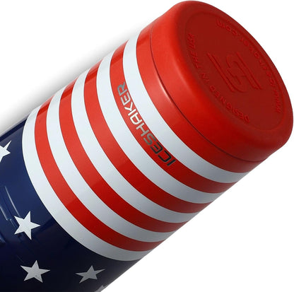 Insulated Stainless Steel Shaker Bottle | 26oz, Bomber | Cold for 30+ Hours | Insulated Cup with Twist-on Agitator | Odor-Free Bottle for Protein Shakes, Water, Smoothies, Cocktails
