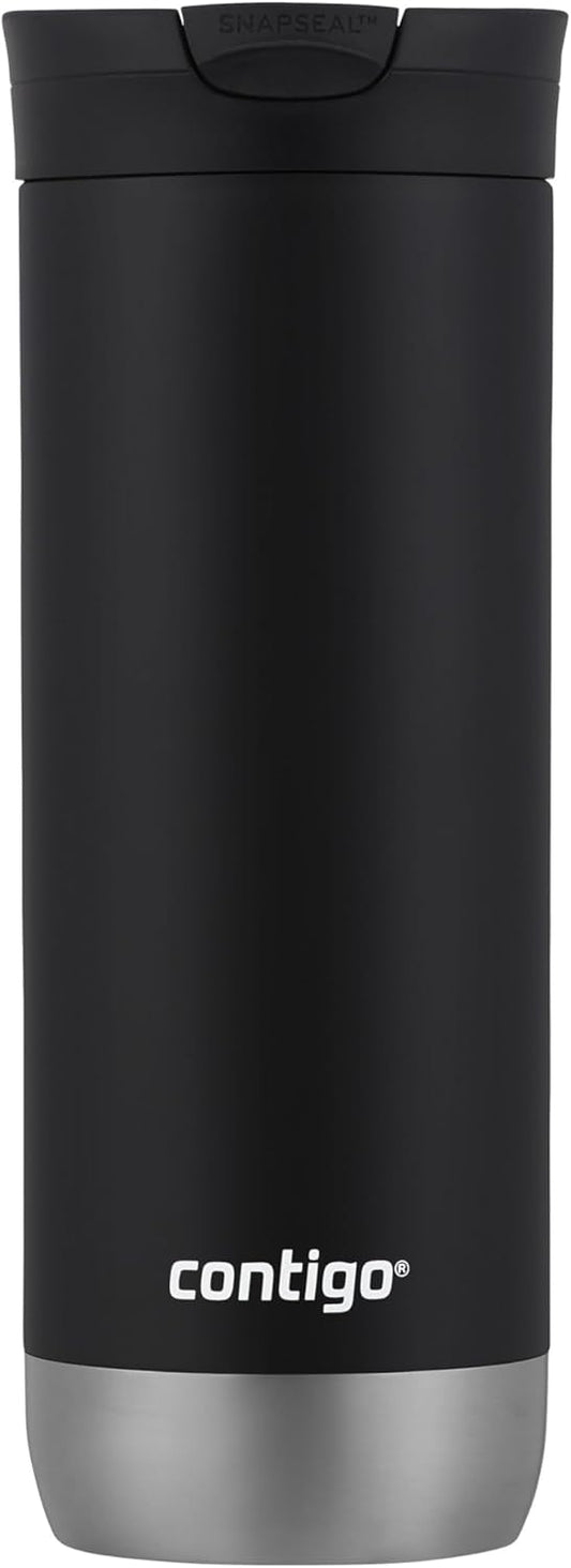 HuronTravel Mug Screw Cap Stainless Steel Drinking Cup
