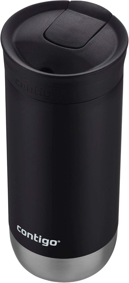 HuronTravel Mug Screw Cap Stainless Steel Drinking Cup