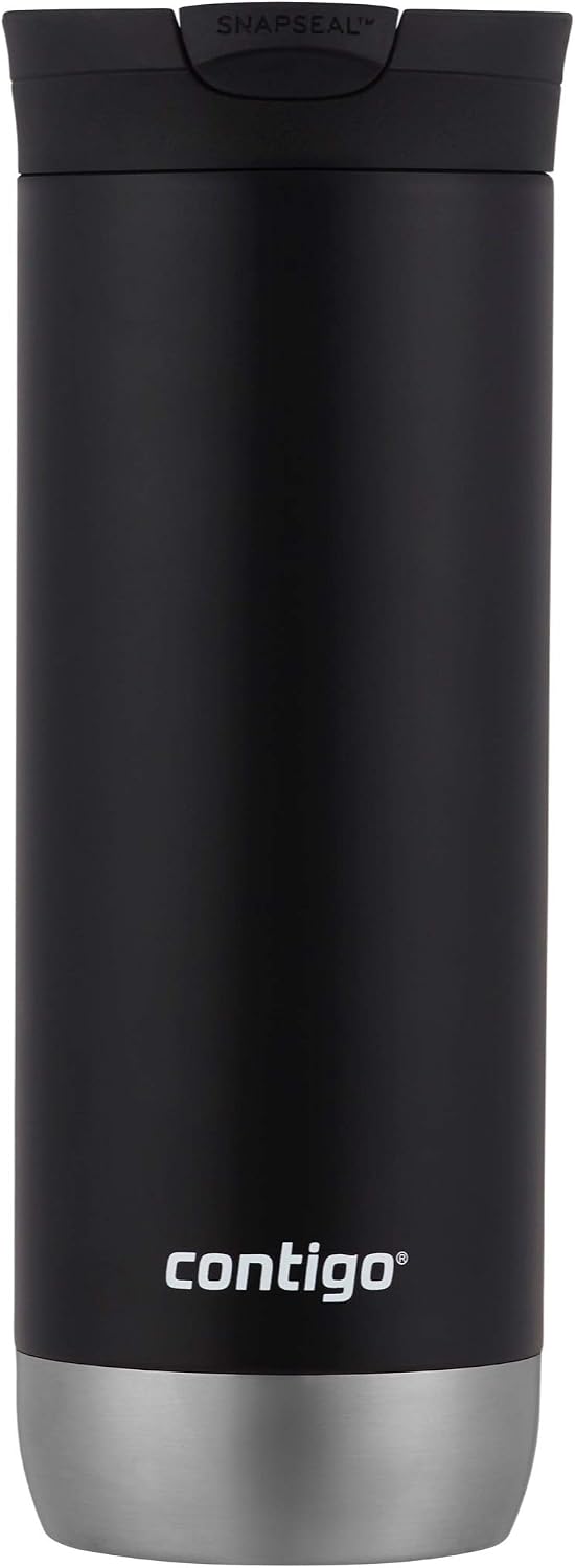 HuronTravel Mug Screw Cap Stainless Steel Drinking Cup