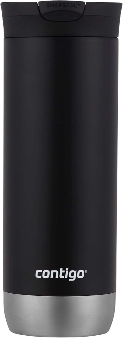 HuronTravel Mug Screw Cap Stainless Steel Drinking Cup