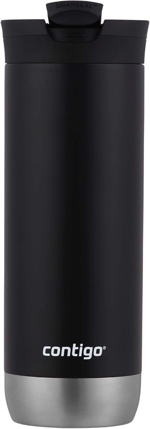 HuronTravel Mug Screw Cap Stainless Steel Drinking Cup