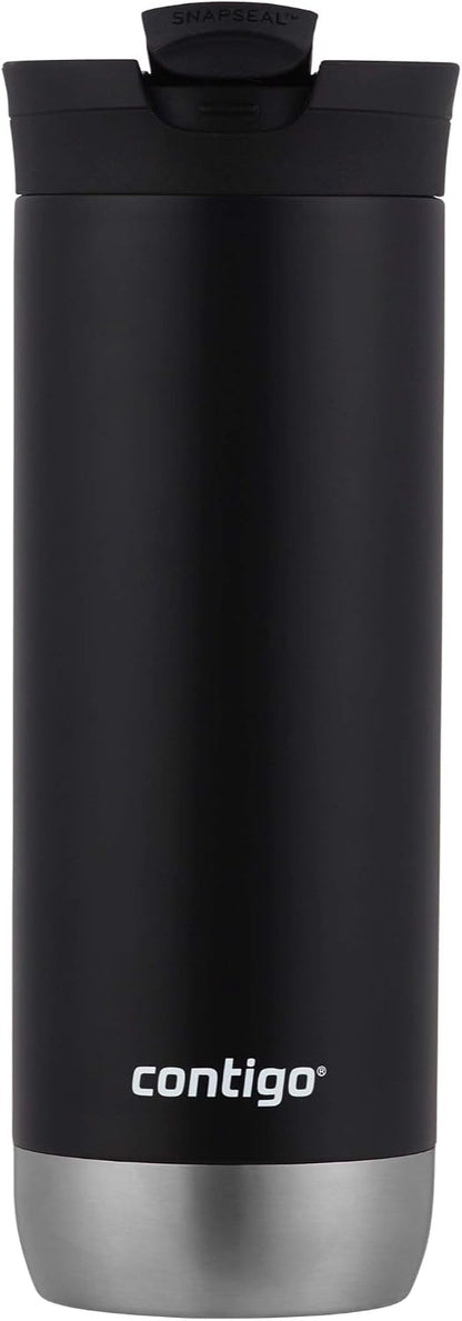 HuronTravel Mug Screw Cap Stainless Steel Drinking Cup