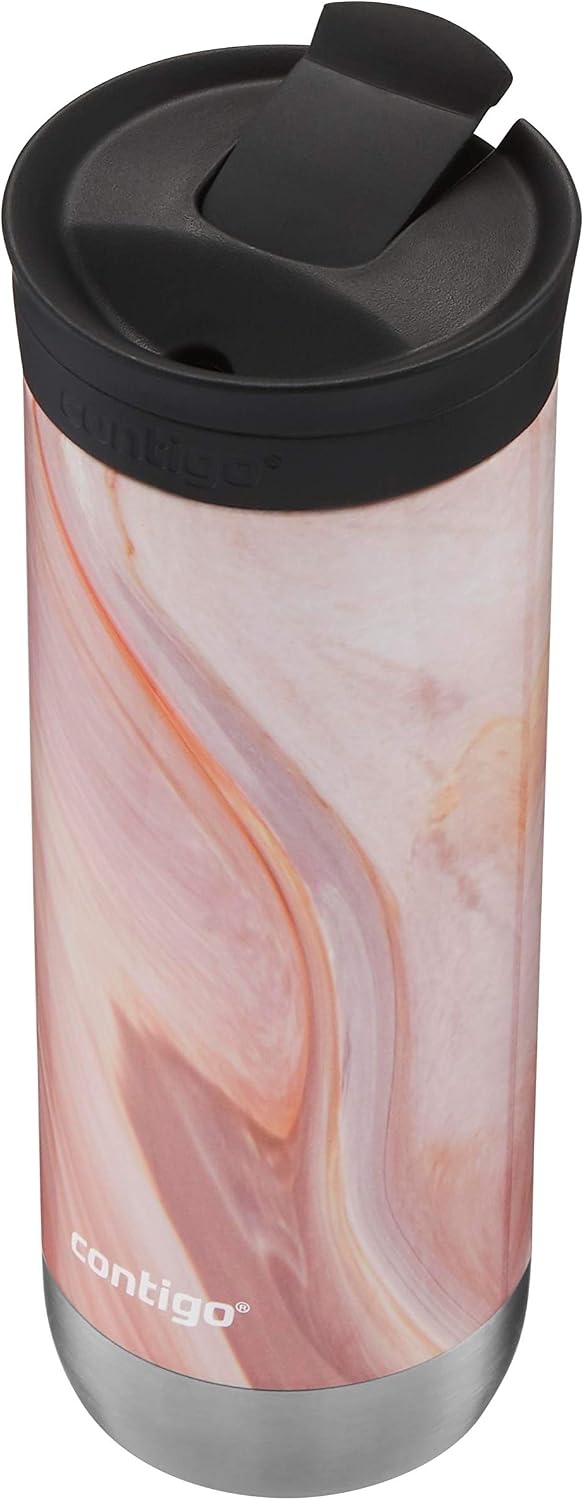 HuronTravel Mug Screw Cap Stainless Steel Drinking Cup