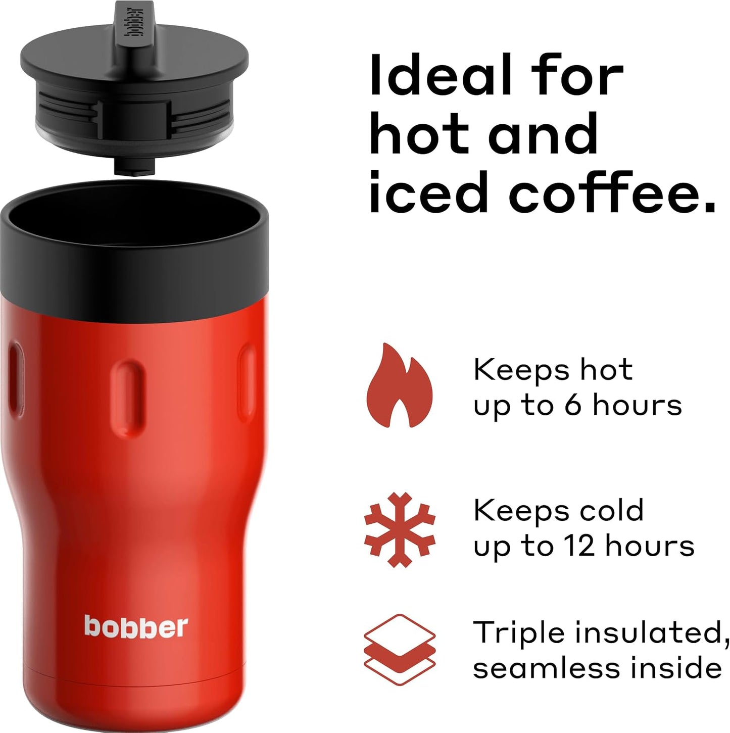 16 oz Stainless Steel Coffee Travel Mug – Leak-Proof, Spill Proof, Vacuum Insulated Coffee Tumbler for Car, Men – Dishwasher Safe Mug, Fits Car Cup Holder, Keeps Hot for 8 Hours (Teal)