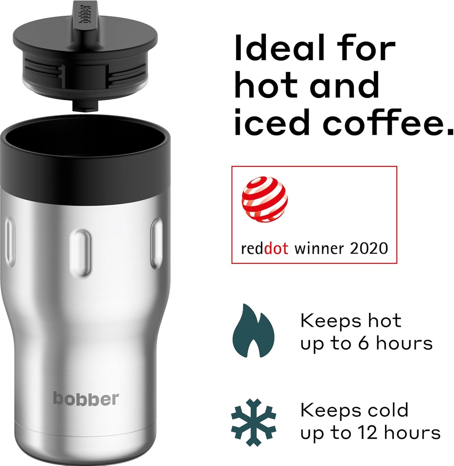 16 oz Stainless Steel Coffee Travel Mug – Leak-Proof, Spill Proof, Vacuum Insulated Coffee Tumbler for Car, Men – Dishwasher Safe Mug, Fits Car Cup Holder, Keeps Hot for 8 Hours (Teal)