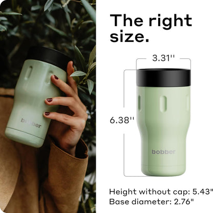 16 oz Stainless Steel Coffee Travel Mug – Leak-Proof, Spill Proof, Vacuum Insulated Coffee Tumbler for Car, Men – Dishwasher Safe Mug, Fits Car Cup Holder, Keeps Hot for 8 Hours (Teal)