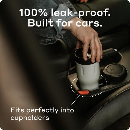 16 oz Stainless Steel Coffee Travel Mug – Leak-Proof, Spill Proof, Vacuum Insulated Coffee Tumbler for Car, Men – Dishwasher Safe Mug, Fits Car Cup Holder, Keeps Hot for 8 Hours (Teal)