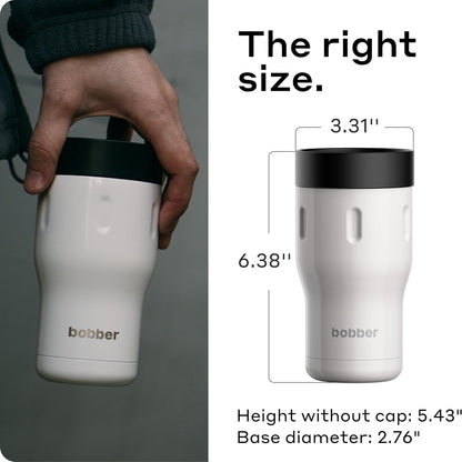 16 oz Stainless Steel Coffee Travel Mug – Leak-Proof, Spill Proof, Vacuum Insulated Coffee Tumbler for Car, Men – Dishwasher Safe Mug, Fits Car Cup Holder, Keeps Hot for 8 Hours (Teal)