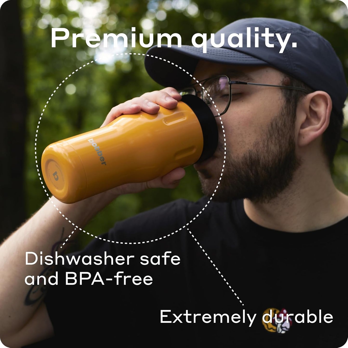 16 oz Stainless Steel Coffee Travel Mug – Leak-Proof, Spill Proof, Vacuum Insulated Coffee Tumbler for Car, Men – Dishwasher Safe Mug, Fits Car Cup Holder, Keeps Hot for 8 Hours (Teal)