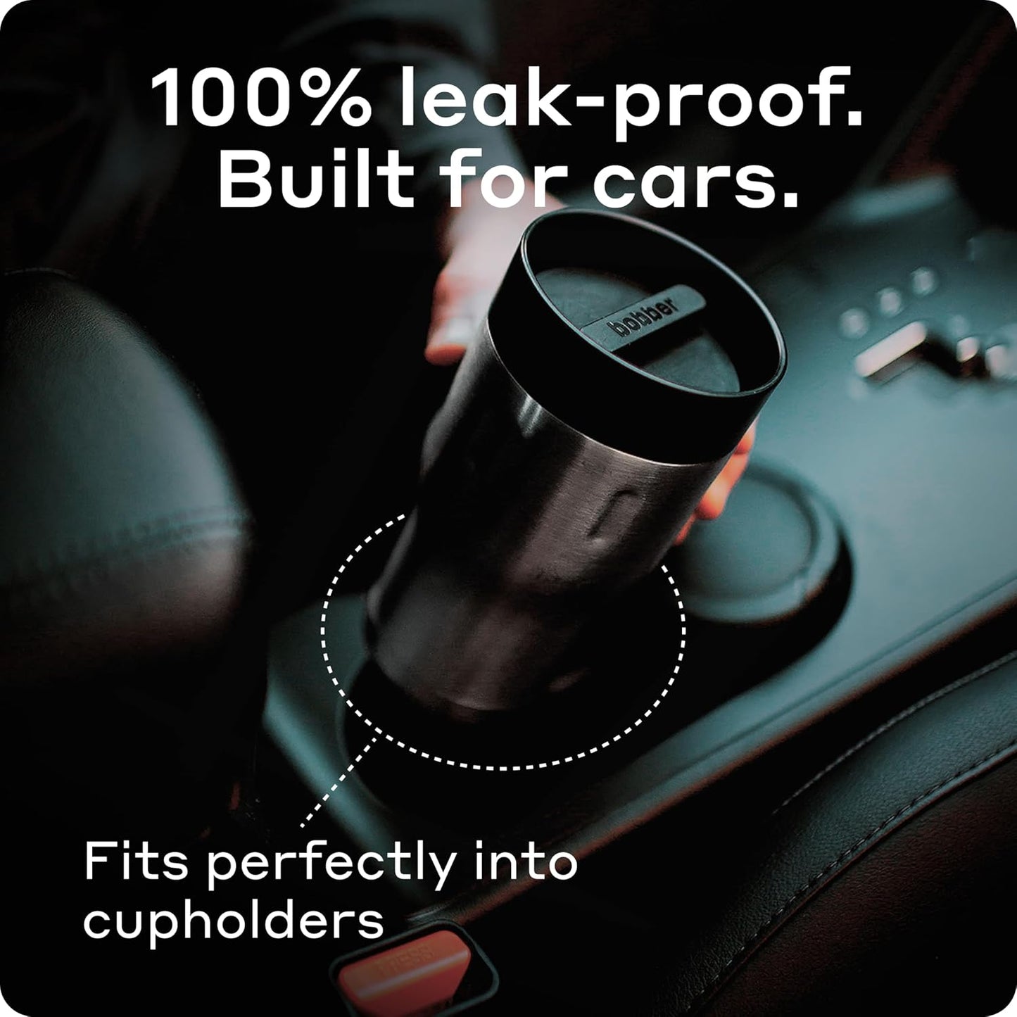 16 oz Stainless Steel Coffee Travel Mug – Leak-Proof, Spill Proof, Vacuum Insulated Coffee Tumbler for Car, Men – Dishwasher Safe Mug, Fits Car Cup Holder, Keeps Hot for 8 Hours (Teal)