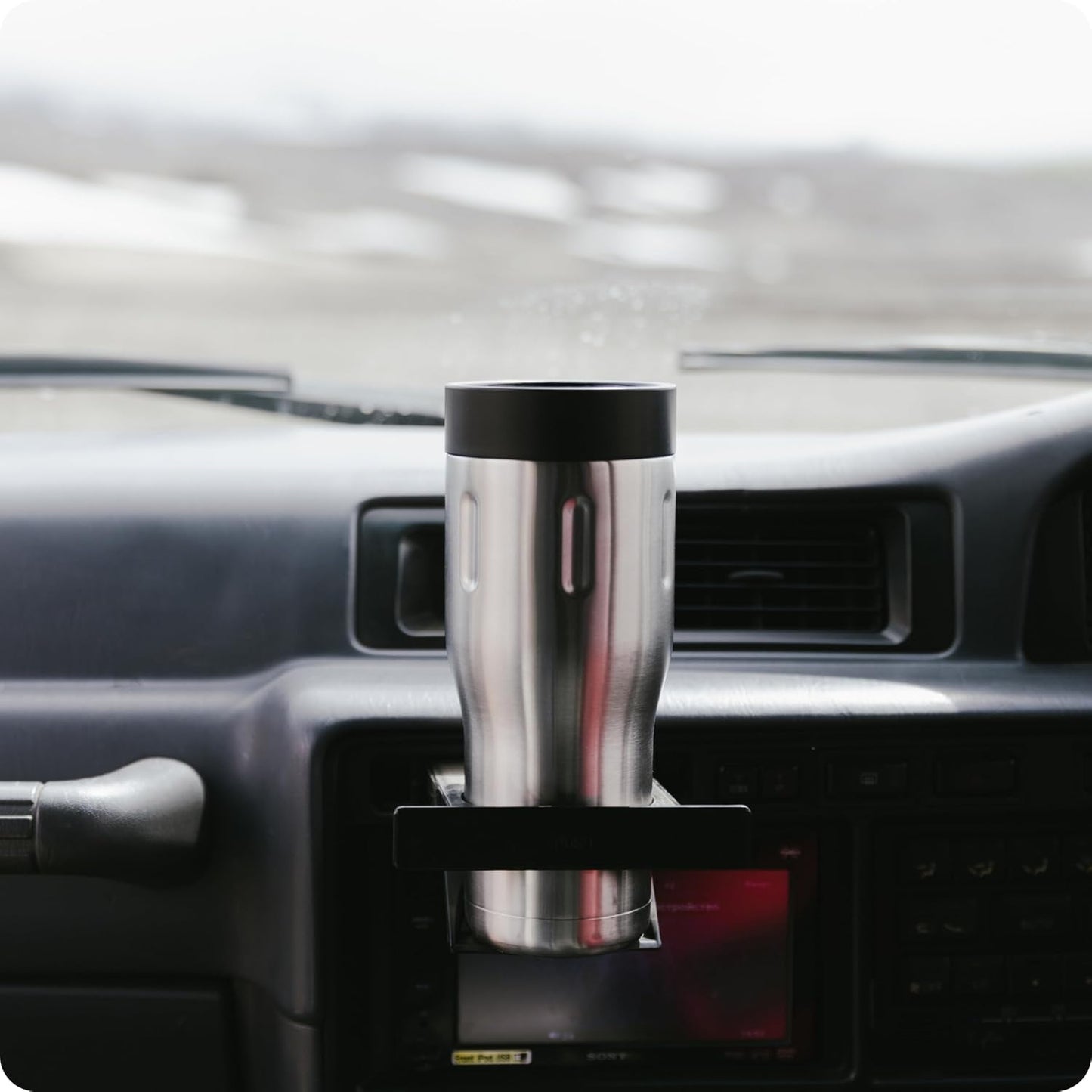16 oz Stainless Steel Coffee Travel Mug – Leak-Proof, Spill Proof, Vacuum Insulated Coffee Tumbler for Car, Men – Dishwasher Safe Mug, Fits Car Cup Holder, Keeps Hot for 8 Hours (Teal)