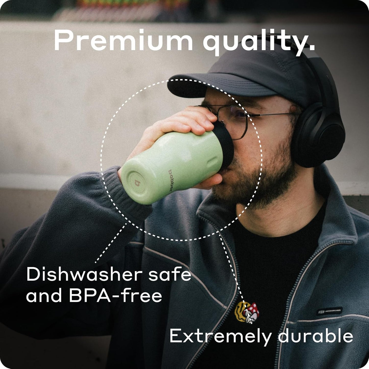 16 oz Stainless Steel Coffee Travel Mug – Leak-Proof, Spill Proof, Vacuum Insulated Coffee Tumbler for Car, Men – Dishwasher Safe Mug, Fits Car Cup Holder, Keeps Hot for 8 Hours (Teal)