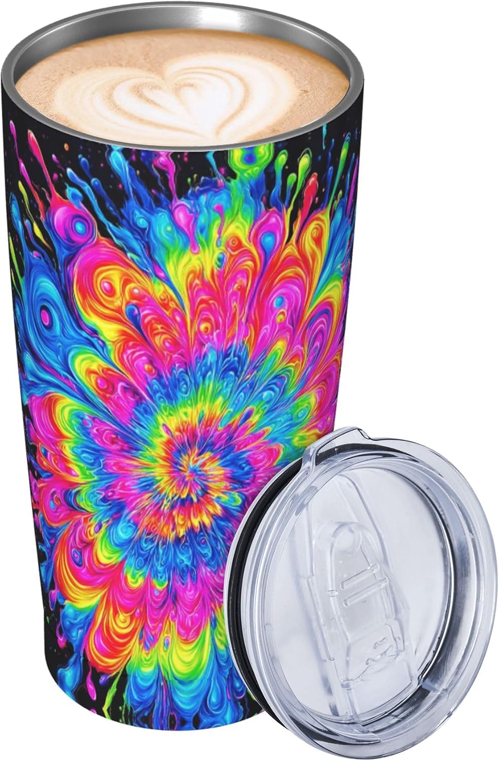 Owl Tumbler with Lid and Straw 20 oz Stainless Steel Vacuum Insulated Cup for Home Office Travel Christmas Birthday Gifts for Women