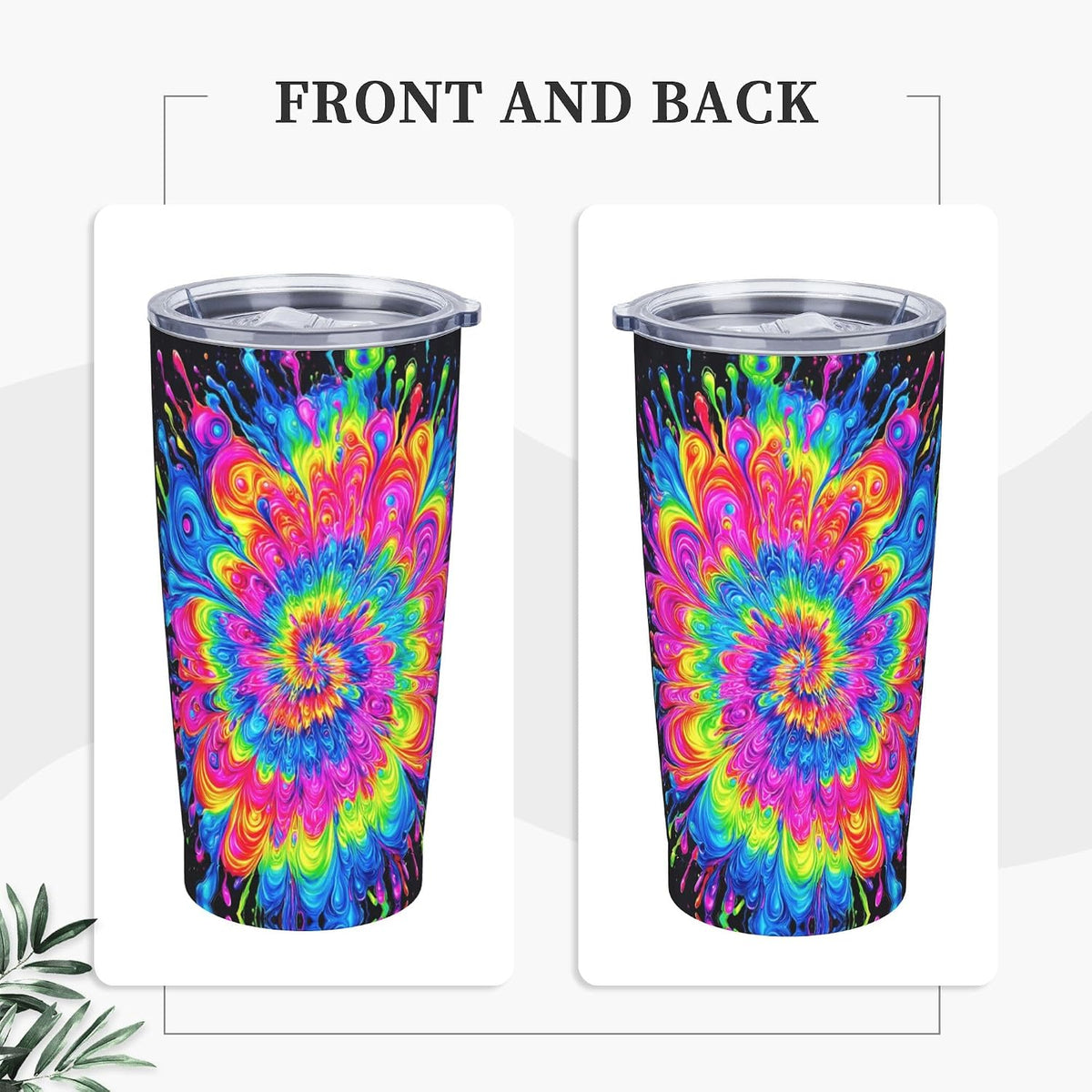 Owl Tumbler with Lid and Straw 20 oz Stainless Steel Vacuum Insulated Cup for Home Office Travel Christmas Birthday Gifts for Women