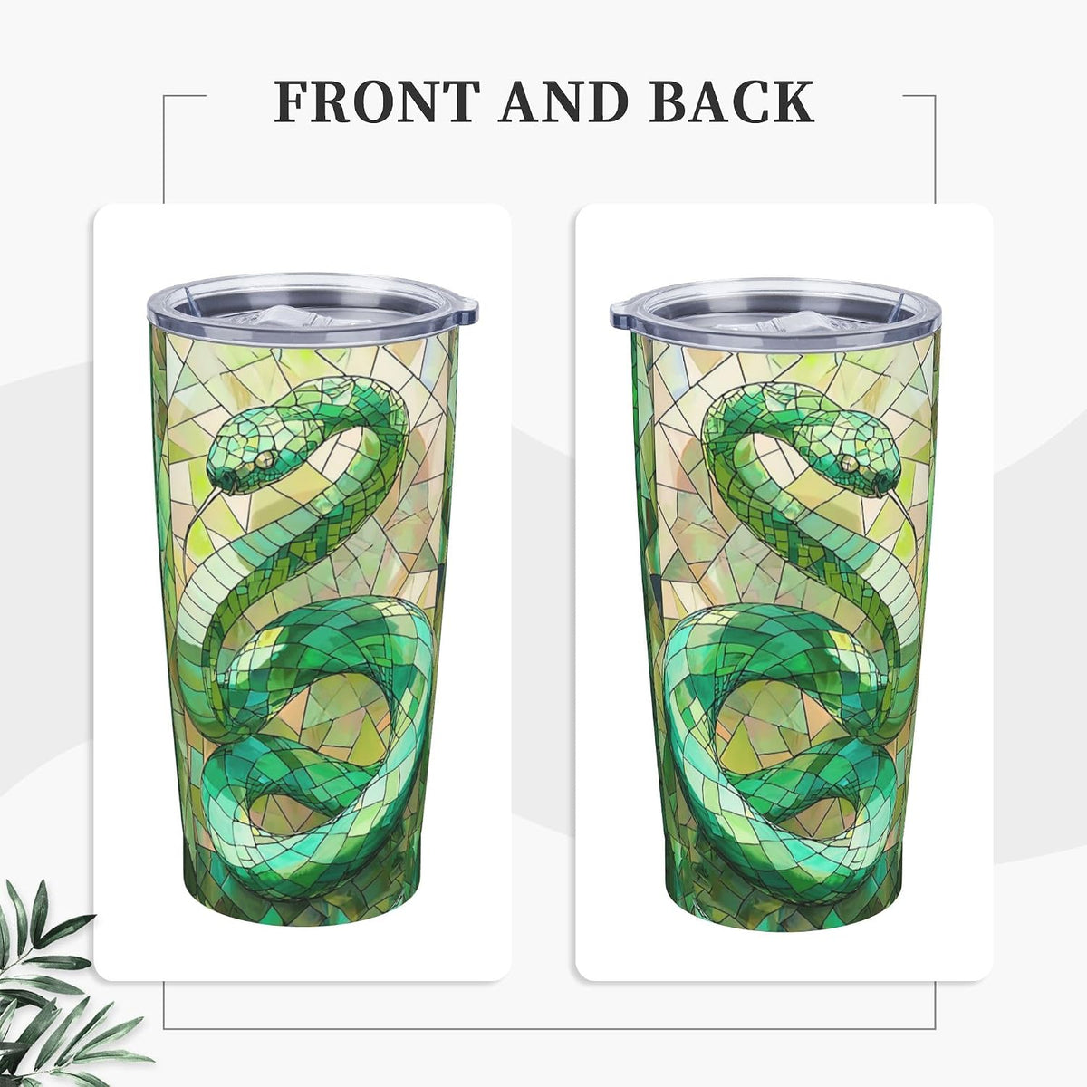 Owl Tumbler with Lid and Straw 20 oz Stainless Steel Vacuum Insulated Cup for Home Office Travel Christmas Birthday Gifts for Women