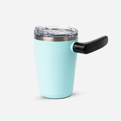 The AM 17 oz Stainless Steel Vacuum Insulated Coffee Mug with 180° Rotating Swivel Handle and Lockable Spill Proof Lid – Travel Tumbler for Outdoor, Home & Office - Pink