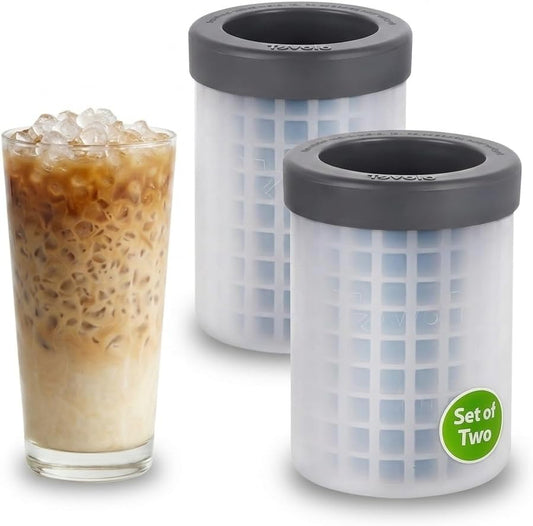 Mini Ice Squeeze & Release Cylinder, 2-Pack, Mini-Ice Cube Makers
