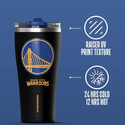 NBA Officially Licensed Houston Rockets 30oz Vacuum Insulated Stainless Steel Water Bottle with Straw Lid, Spill-Proof, Cup Holder Friendly Design for Daily Hydration