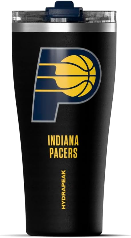 NBA Officially Licensed Houston Rockets 30oz Vacuum Insulated Stainless Steel Water Bottle with Straw Lid, Spill-Proof, Cup Holder Friendly Design for Daily Hydration