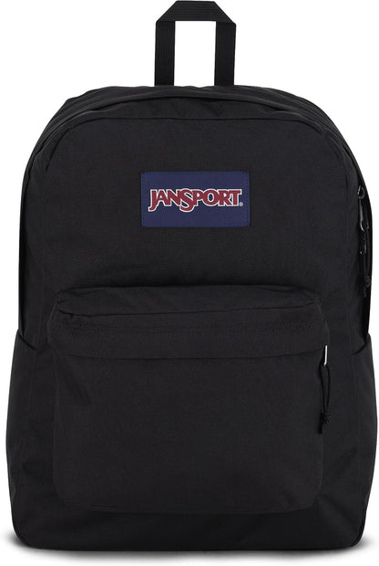 SuperBreak One Backpacks - Durable, Lightweight Bookbag with 1 Main Compartment, Front Utility Pocket with Built-in Organizer - Premium Backpack, Black - Colors B