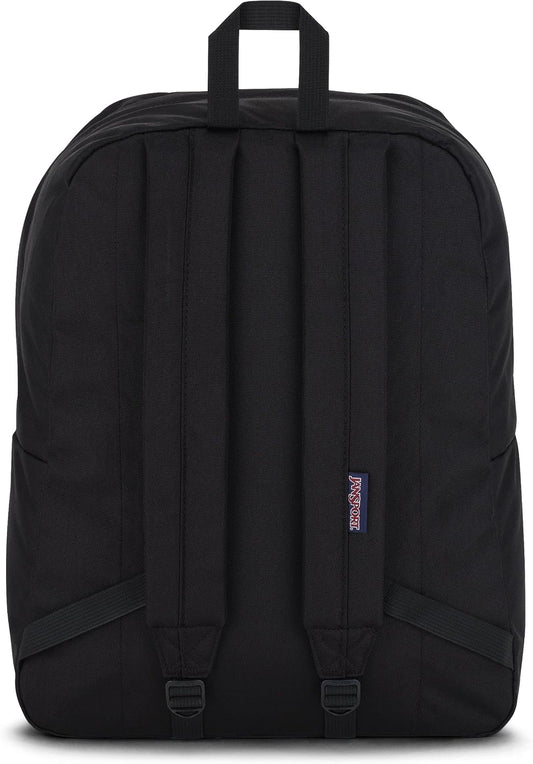 SuperBreak One Backpacks - Durable, Lightweight Bookbag with 1 Main Compartment, Front Utility Pocket with Built-in Organizer - Premium Backpack, Black - Colors B