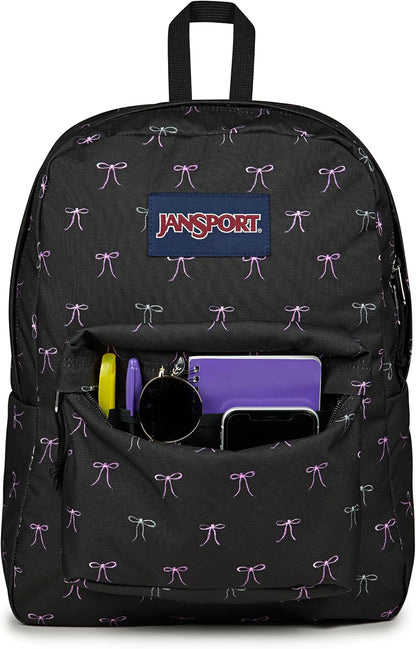 SuperBreak One Backpacks - Durable, Lightweight Bookbag with 1 Main Compartment, Front Utility Pocket with Built-in Organizer - Premium Backpack, Black - Colors B