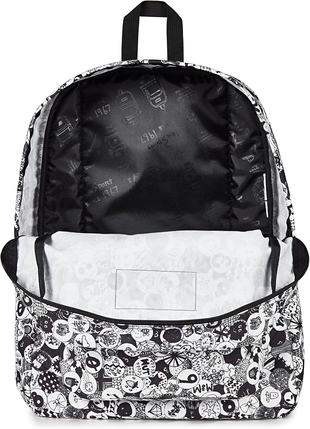 SuperBreak One Backpacks - Durable, Lightweight Bookbag with 1 Main Compartment, Front Utility Pocket with Built-in Organizer - Premium Backpack, Black - Colors B