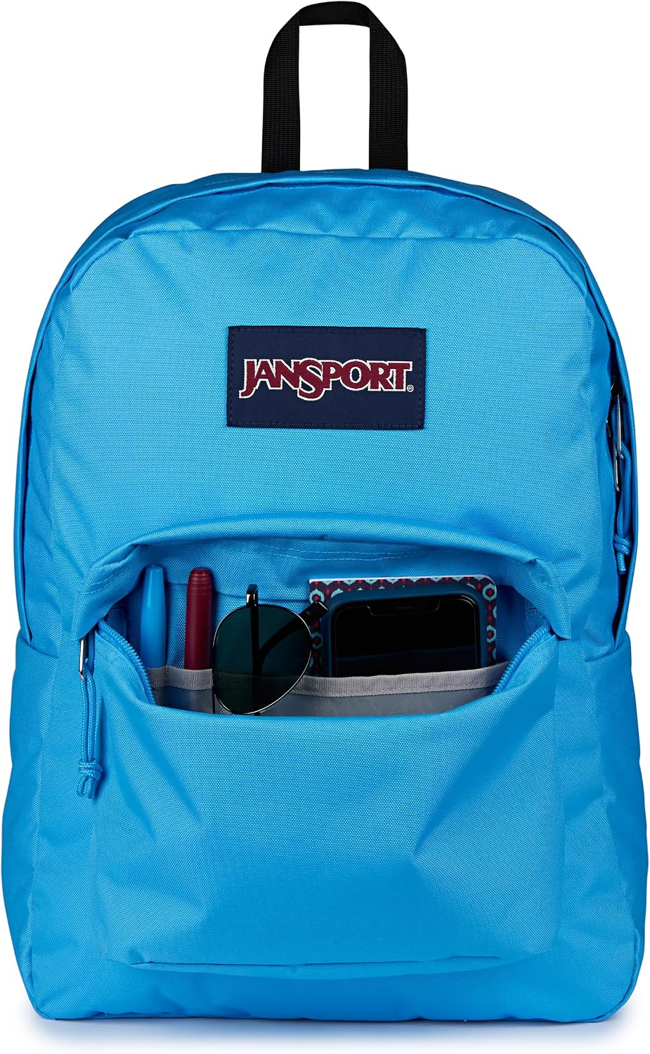 SuperBreak One Backpacks - Durable, Lightweight Bookbag with 1 Main Compartment, Front Utility Pocket with Built-in Organizer - Premium Backpack, Black - Colors B