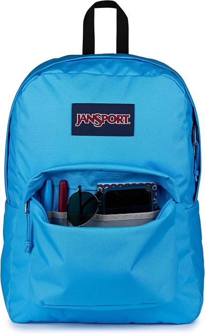 SuperBreak One Backpacks - Durable, Lightweight Bookbag with 1 Main Compartment, Front Utility Pocket with Built-in Organizer - Premium Backpack, Black - Colors B