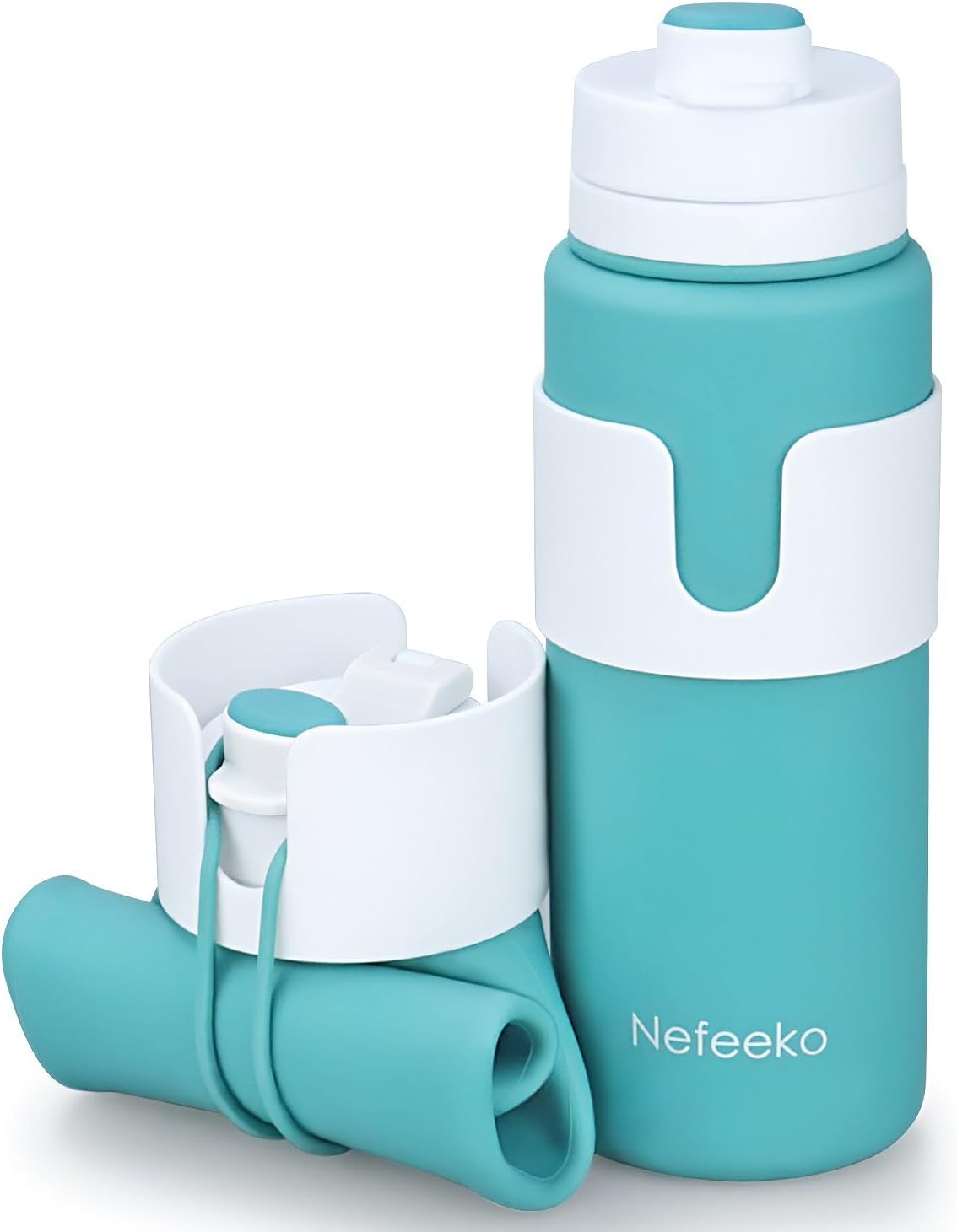 Collapsible Water Bottle, BPA Free 26oz Silicone Water Bottles