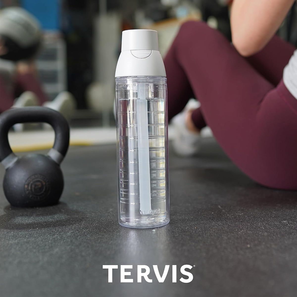 Tervis Venture Lite Pickleball - Spike Dink Ace Made in USA Double Walled Insulated Tumbler Travel Cup Keeps Drinks Cold & Hot, 24oz Water Bottle, Classic