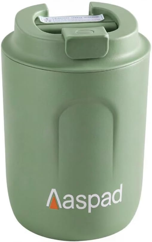 Coffee Tumbler 8 Oz-12 Oz Standard Medium Espresso travel mug Stainless Steel Double Wall Vacuum Insulated metal cups with Leak proof lid Thermal or iced Cappuccino Latte Americano Office gift