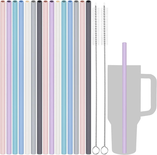 Silicone Drinking Straws Fit for Stanley 40oz 30oz Tumbler
