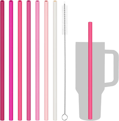 Silicone Drinking Straws Fit for Stanley 40oz 30oz Tumbler
