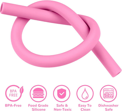 Silicone Drinking Straws Fit for Stanley 40oz 30oz Tumbler