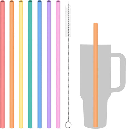 Silicone Drinking Straws Fit for Stanley 40oz 30oz Tumbler